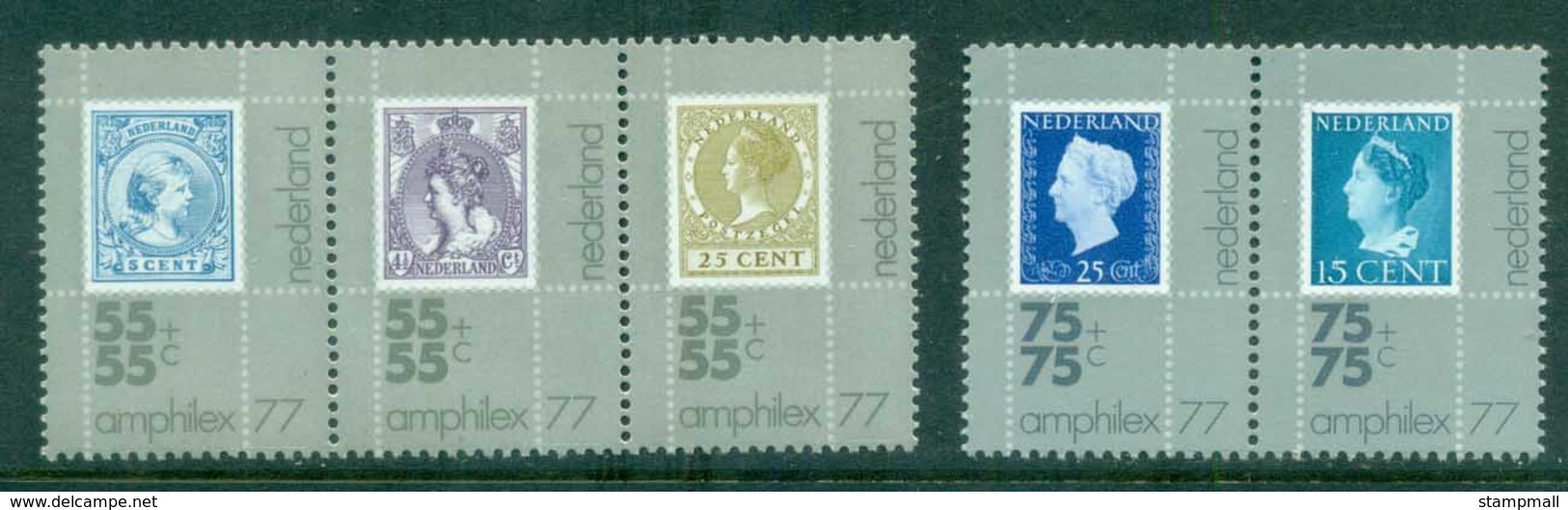 Netherlands 1976 Charity, Amphilex Stamp Ex. Str + Pr MUH Lot76582 - Unclassified