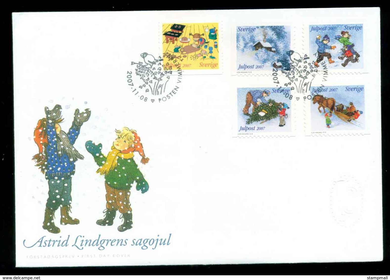 Sweden 2007 Xmas FDC Lot51679 - Unused Stamps