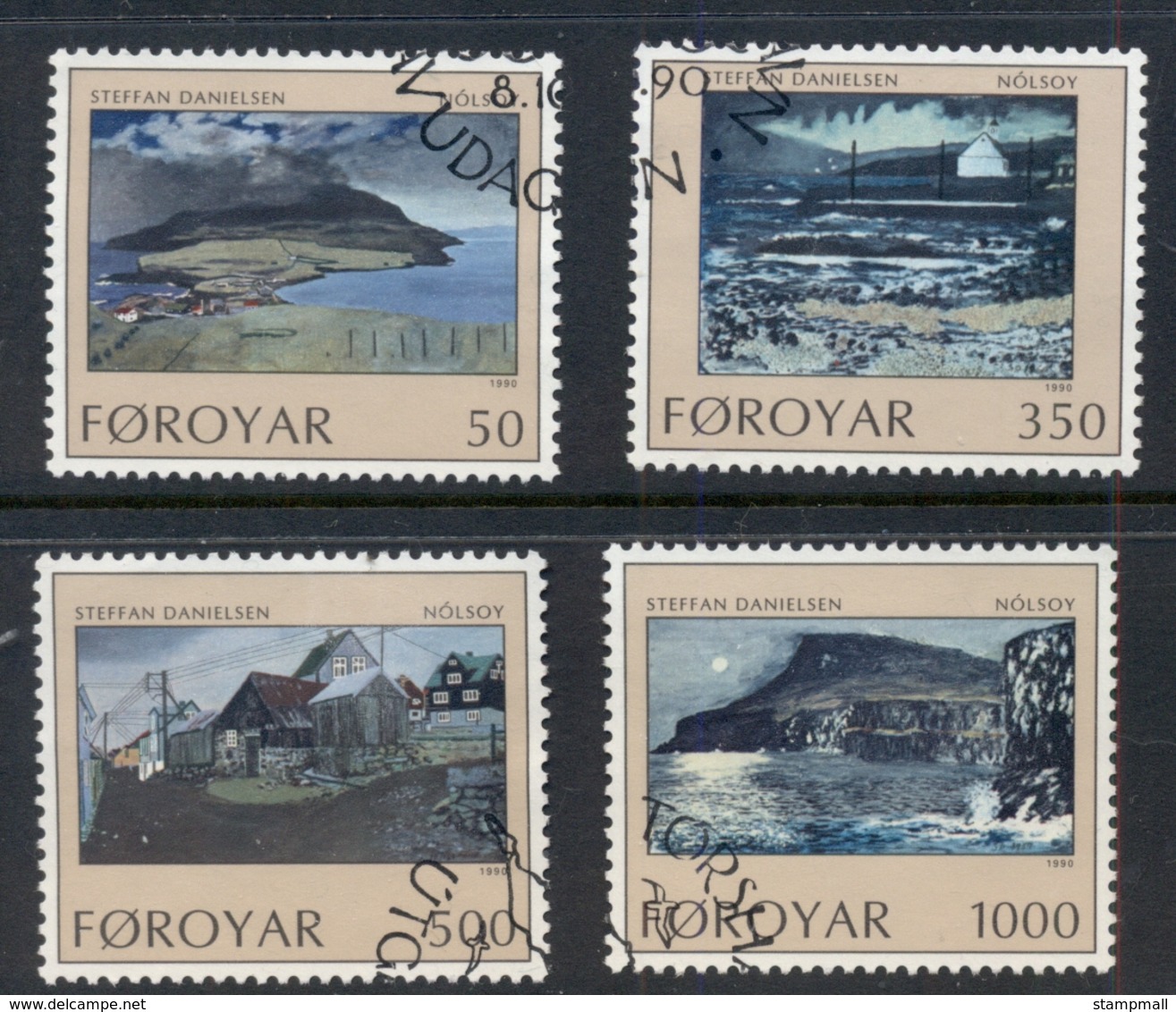 Faroe Is 1990 Nolsoy Island FU - Unused Stamps