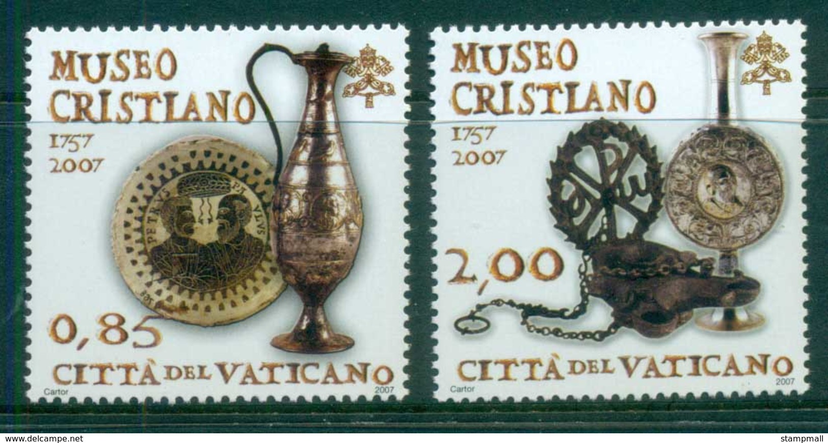 Vatican 2007 Christian Museum, 25th Anniv. MUH - Unused Stamps