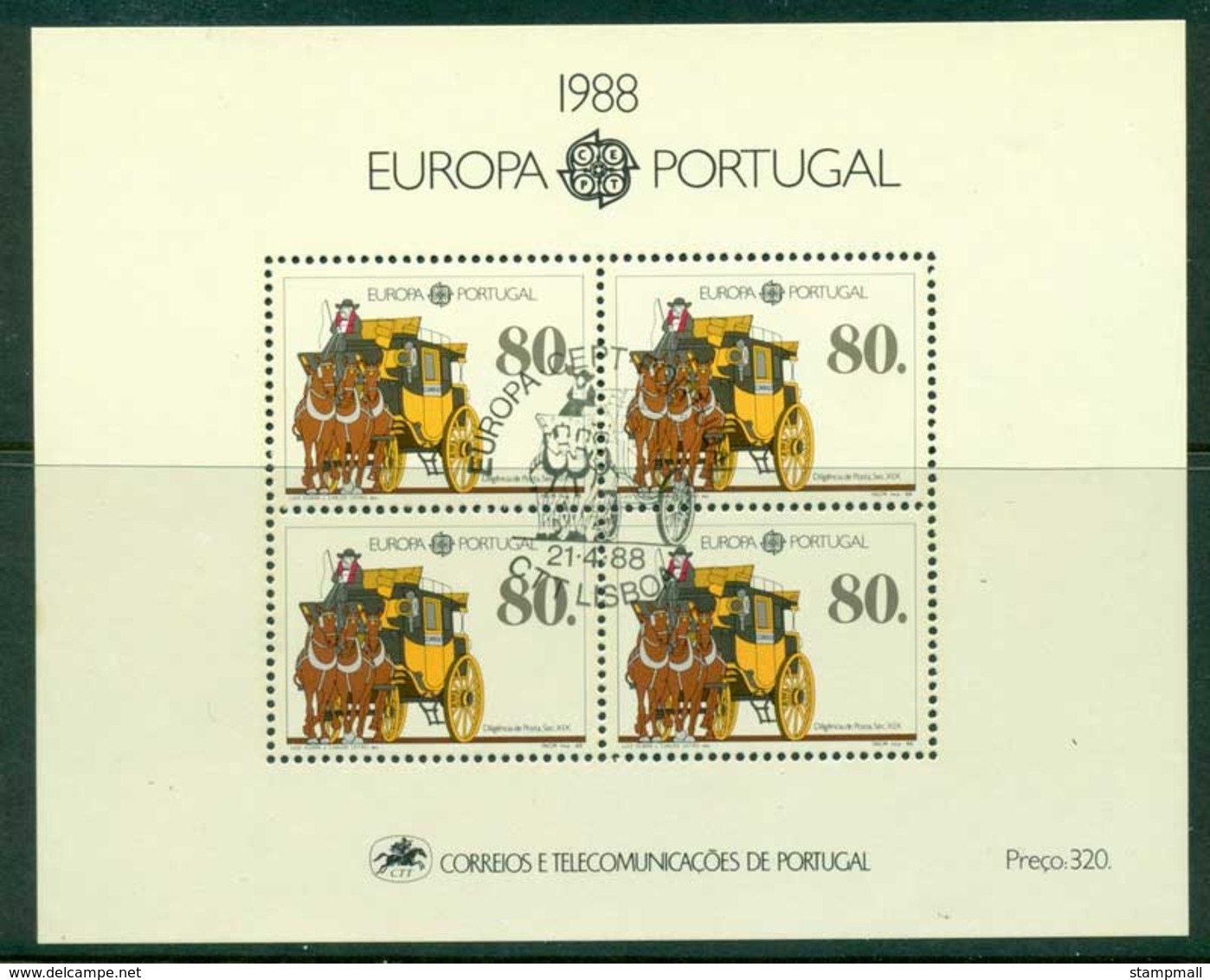 Portugal 1988 Europa MS CTO Lot16169 - Unused Stamps