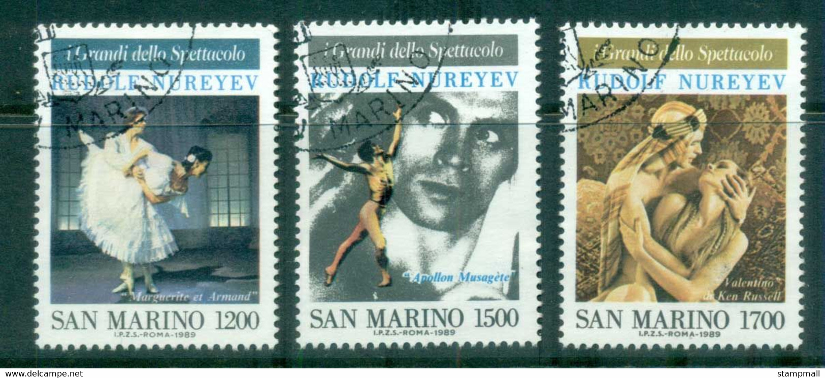 San Marino 1989 Ballet, Rudolf Nureyev CTO - Unused Stamps