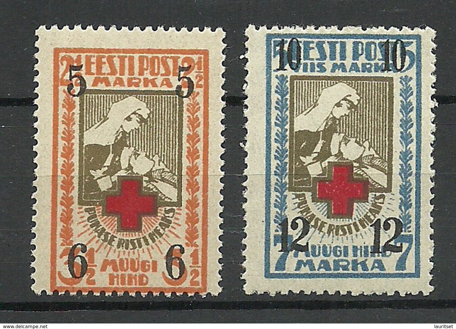 Estland Estonia 1926 Michel 60 - 61 MNH - Estland