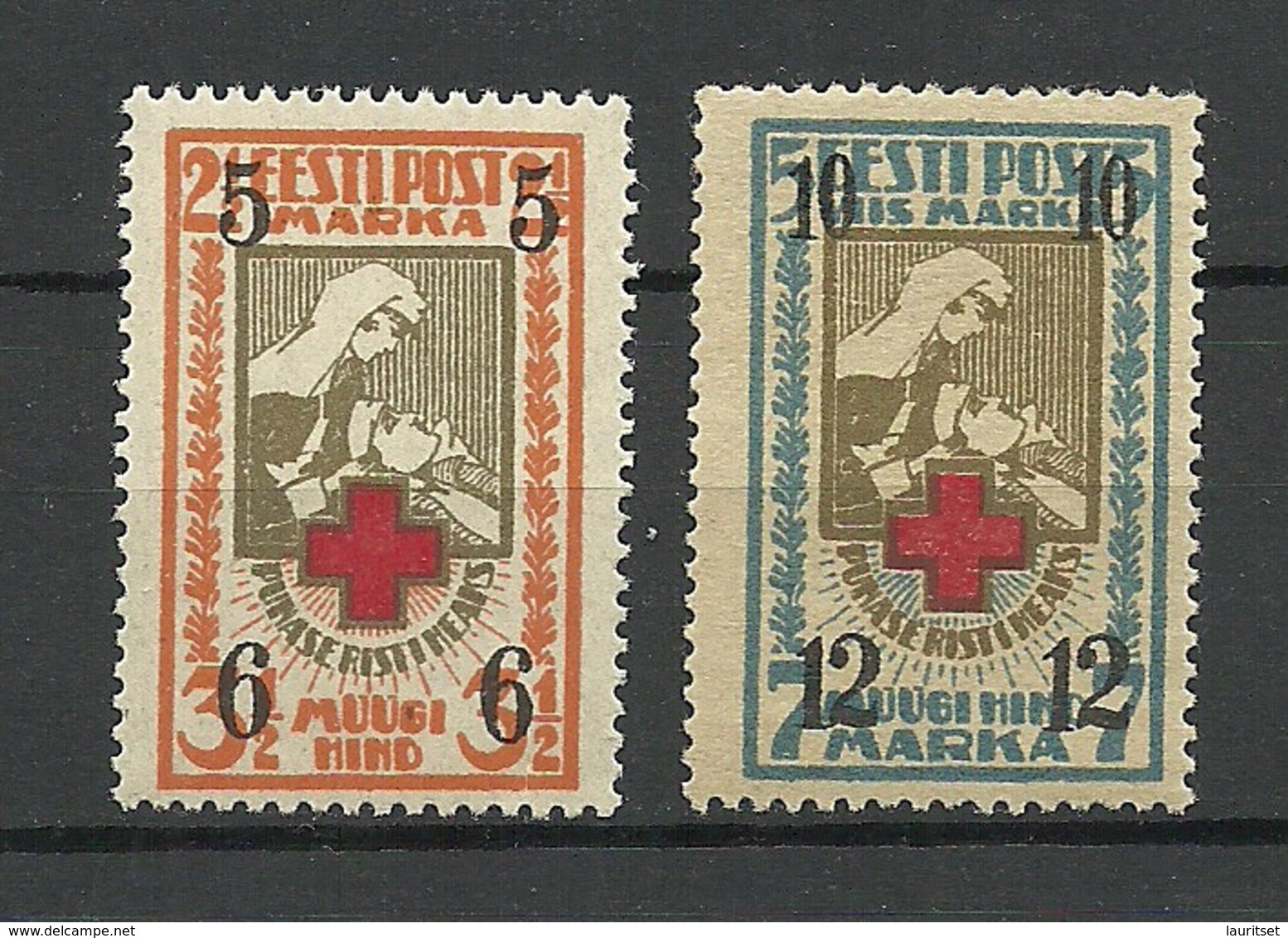 Estland Estonia 1926 Michel 60 - 61 MNH - Estland