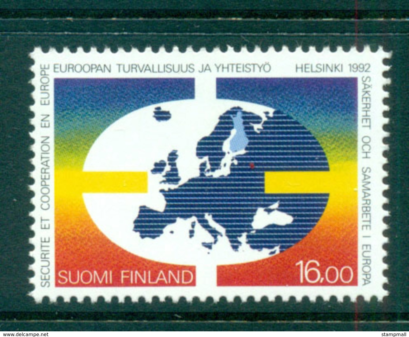 Finland 1992 Helsinki Conference MUH Lot58637 - Unused Stamps