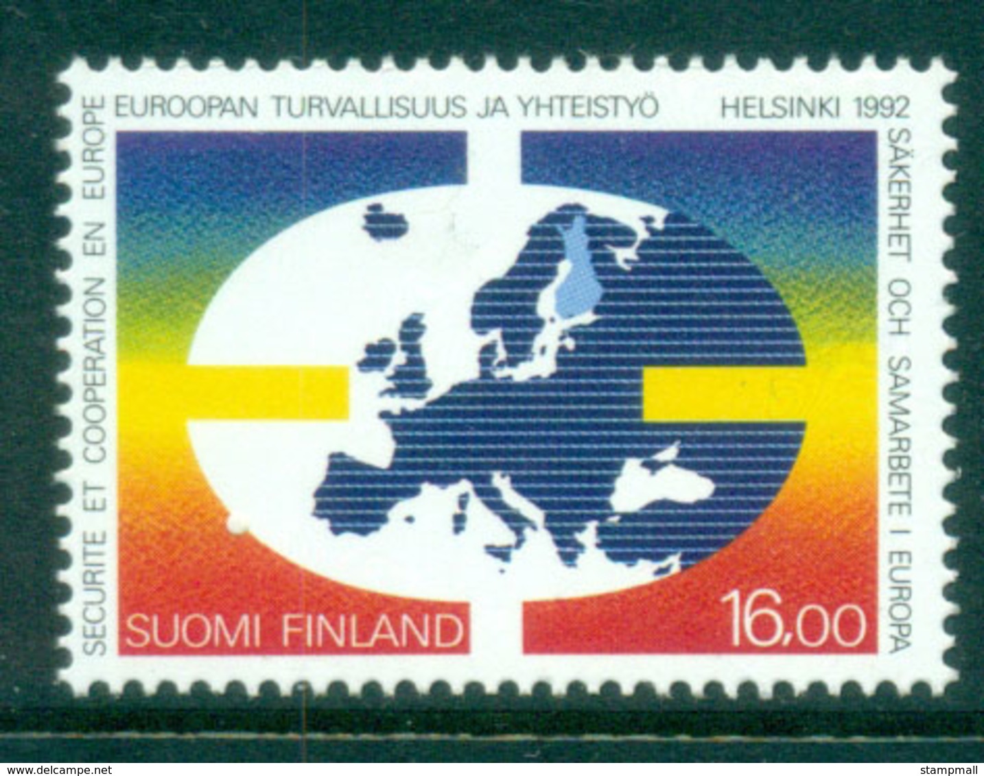 Finland 1992 Security Conference MUH Lot67019 - Unused Stamps