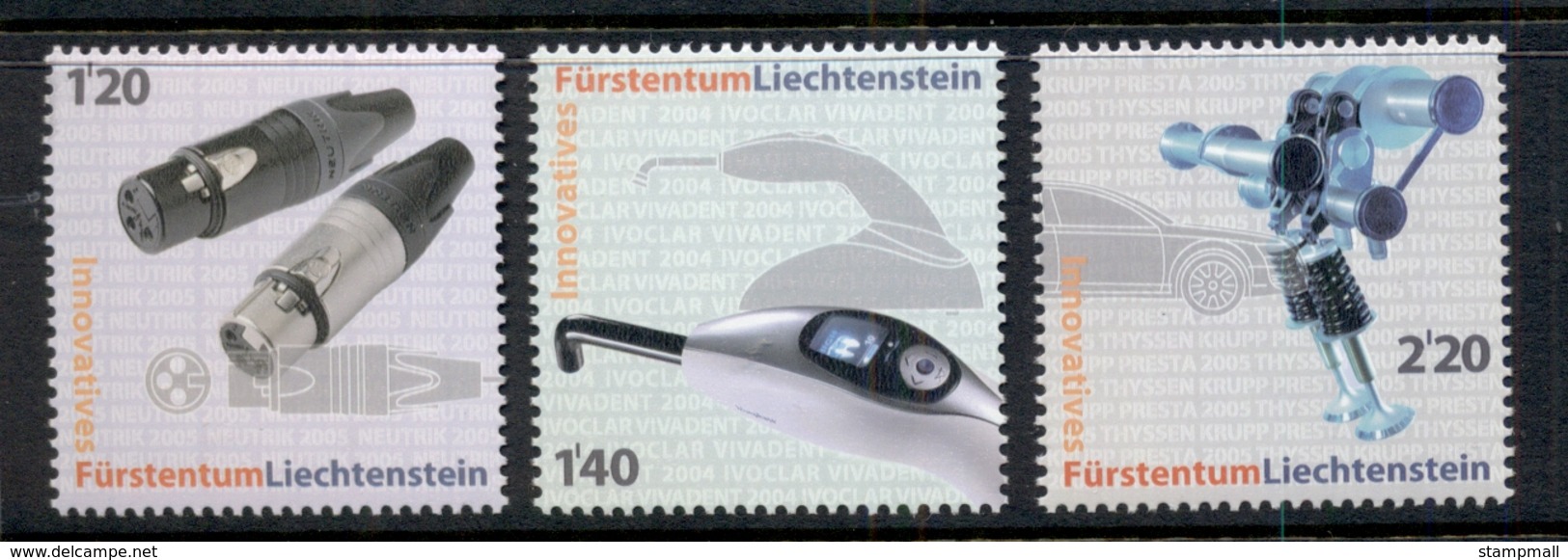 Liechtenstein 2008 Swiss Inventions MUH - Unused Stamps