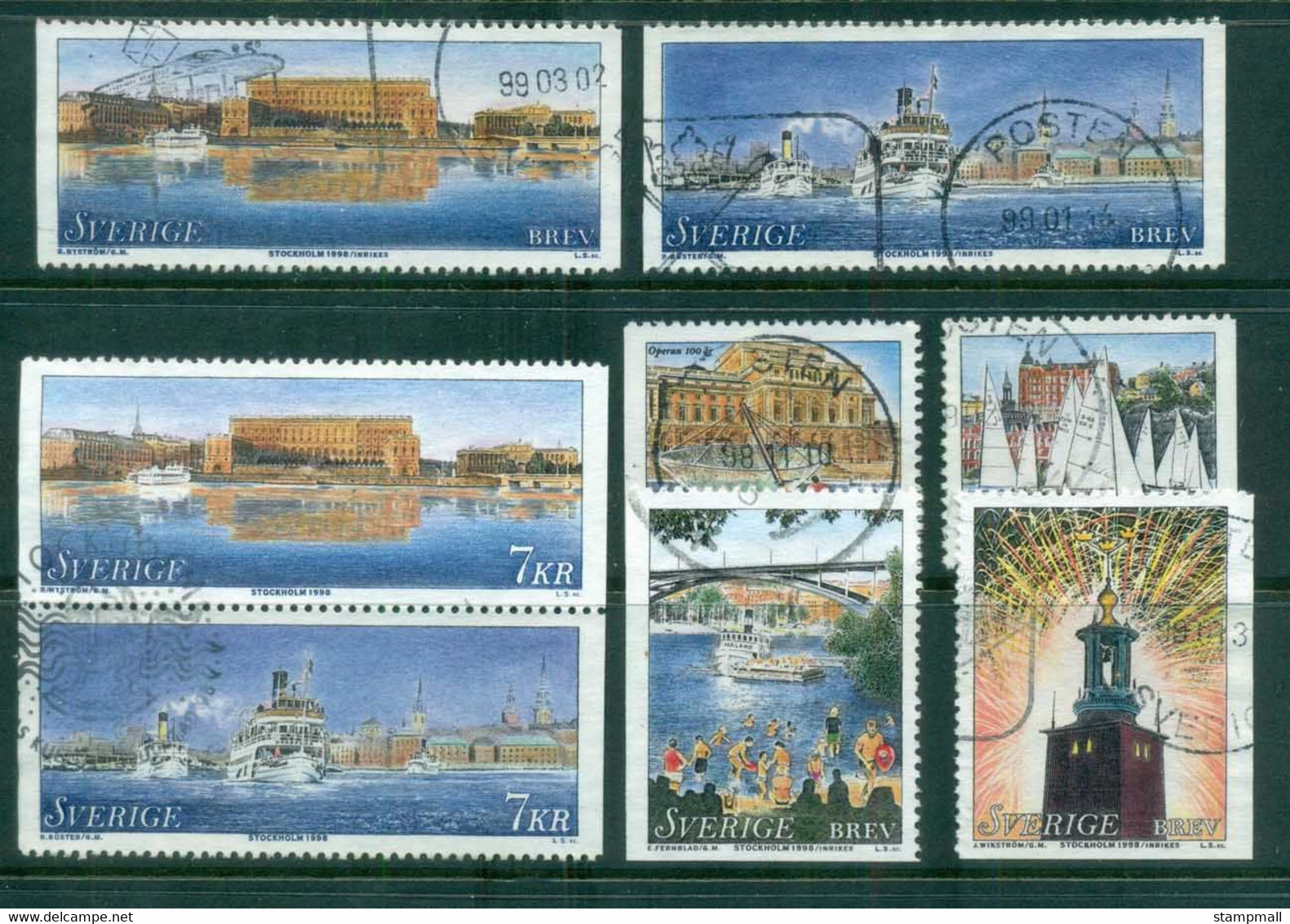 Sweden 1998 City Of Stockholm FU Lot84248 - Unused Stamps