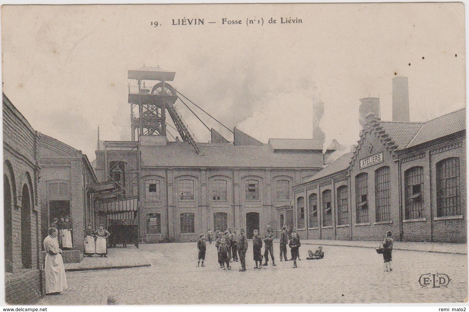 CARTE POSTALE°   LIEVIN 62  Fosse N°1 - Lievin