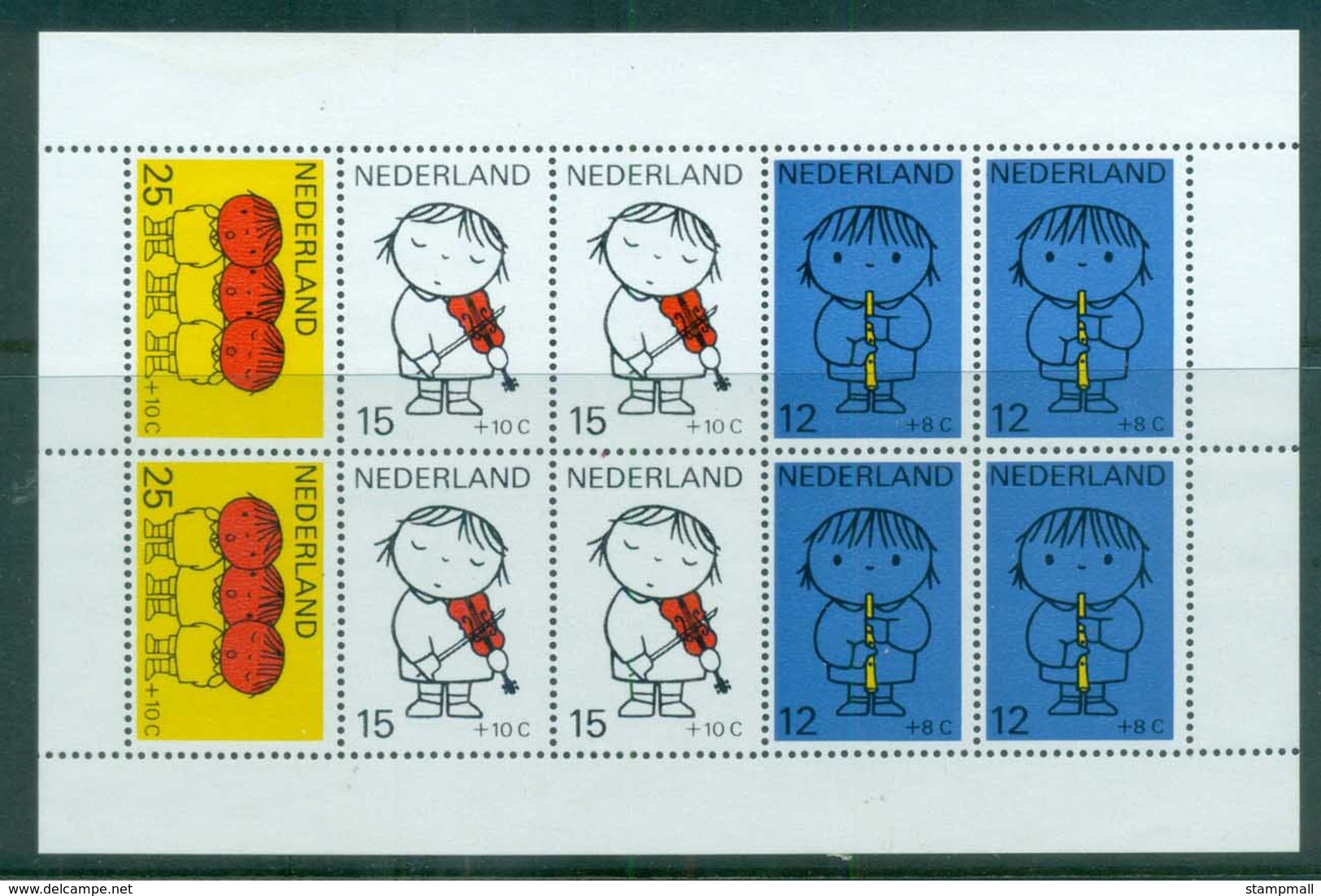 Netherlands 1969 Charity, Child Welfare, Children MS MUH Lot76556 - Non Classés