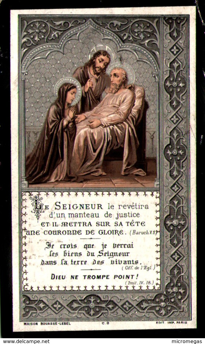 Antoine-Aimé Martel - Rappelé à Dieu Le 6 Juin 1894, Dans Sa 63e Année - Décès