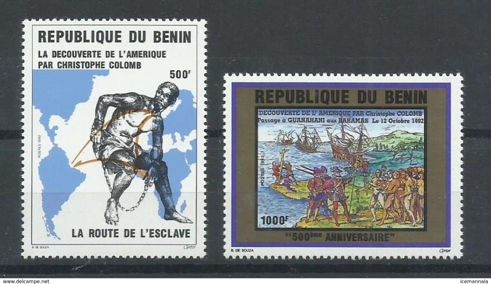 BENIN YVERT 699/700     MNH  ** - Bénin – Dahomey (1960-...)