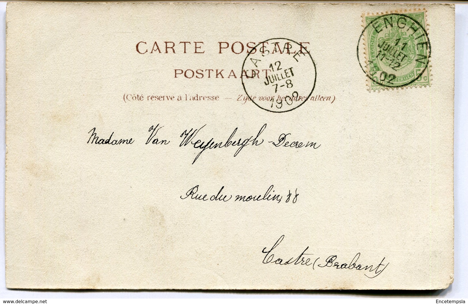 CPA - Carte Postale - Belgique - Tervuren - Porte D'entrée Du Parc - 1902 ( DD7286) - Tervuren
