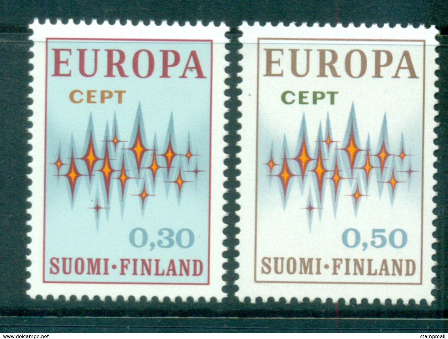 Finland 1972 Europa, Sparkles MUH Lot65535 - Unused Stamps