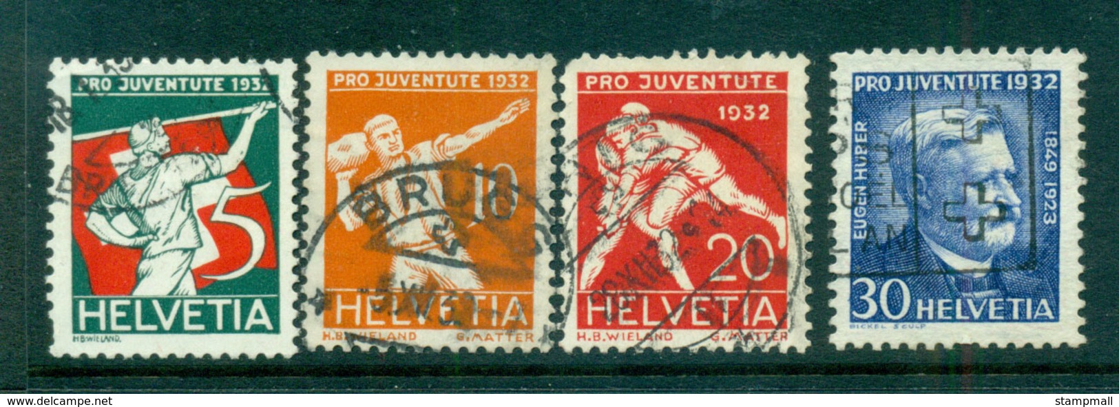 Switzerland 1932 Pro Juvente (faults) FU Lot59103 - Used Stamps