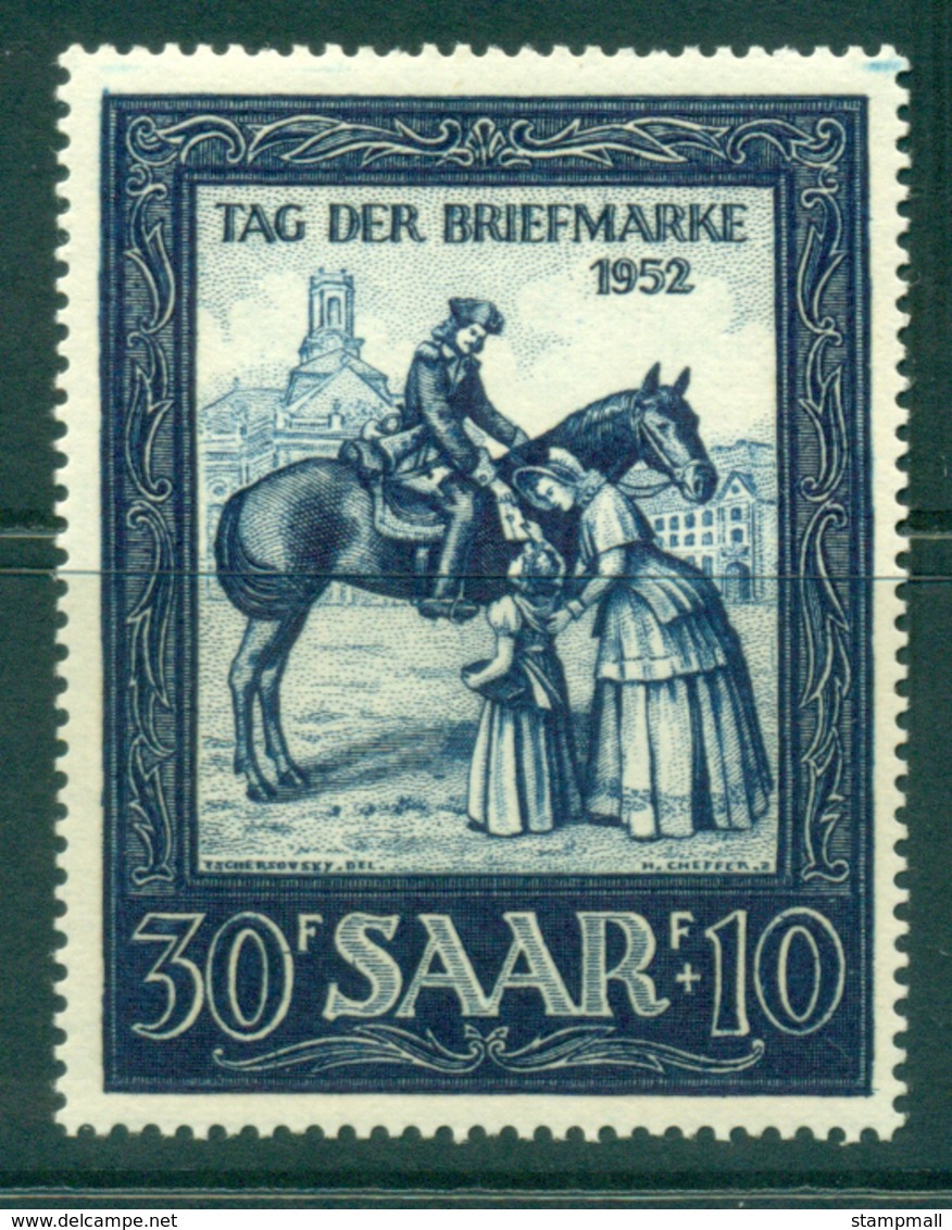 Saar 1952 Stamp Day MLH Lot38511 - Otros & Sin Clasificación