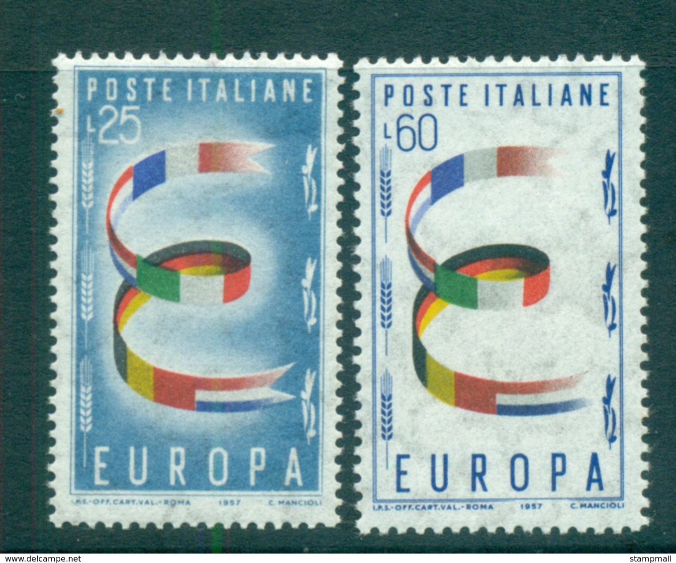 Italy 1957 Europa, Allegories MUH Lot65276 - Other & Unclassified