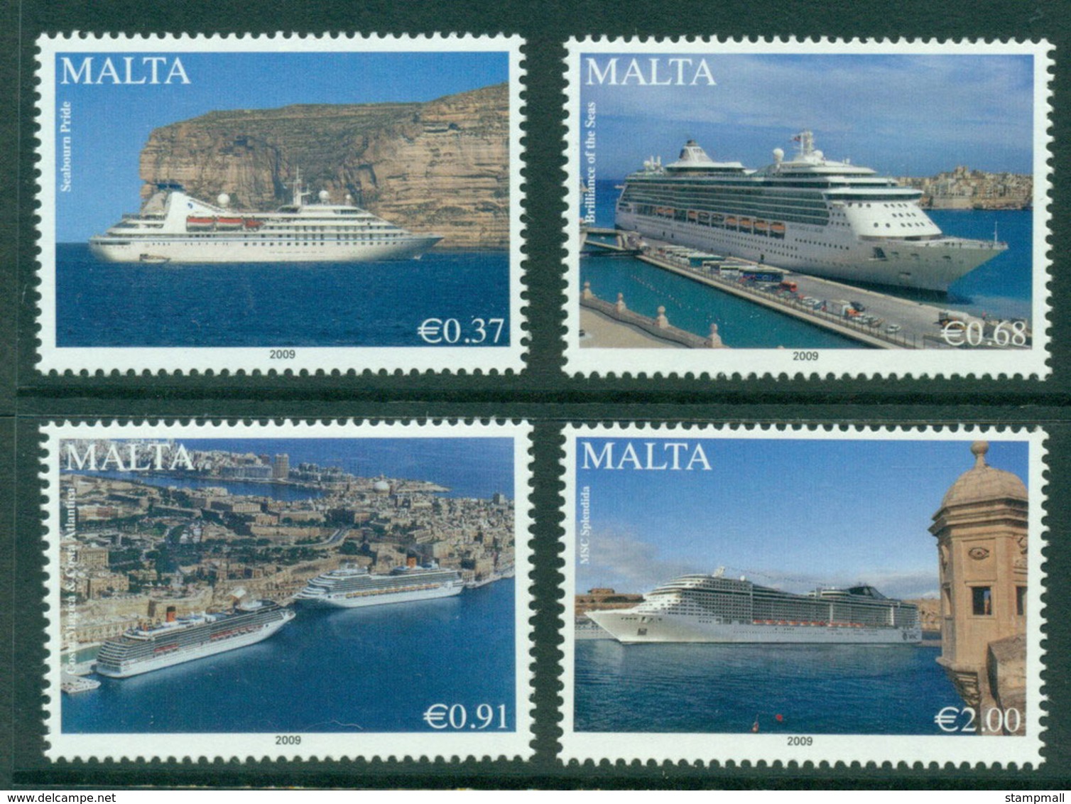 Malta 2009 Maritime Cruise Liners Pt 2 MUH Lot23585 - Malta