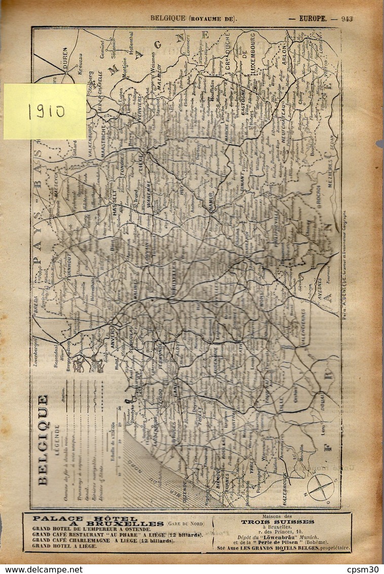 Annuaire - BELGIQUE - Année 1889 - 1896 - 1910 - 1922 - Quatre Années - édition Didot-Bottin - Annuaires Téléphoniques