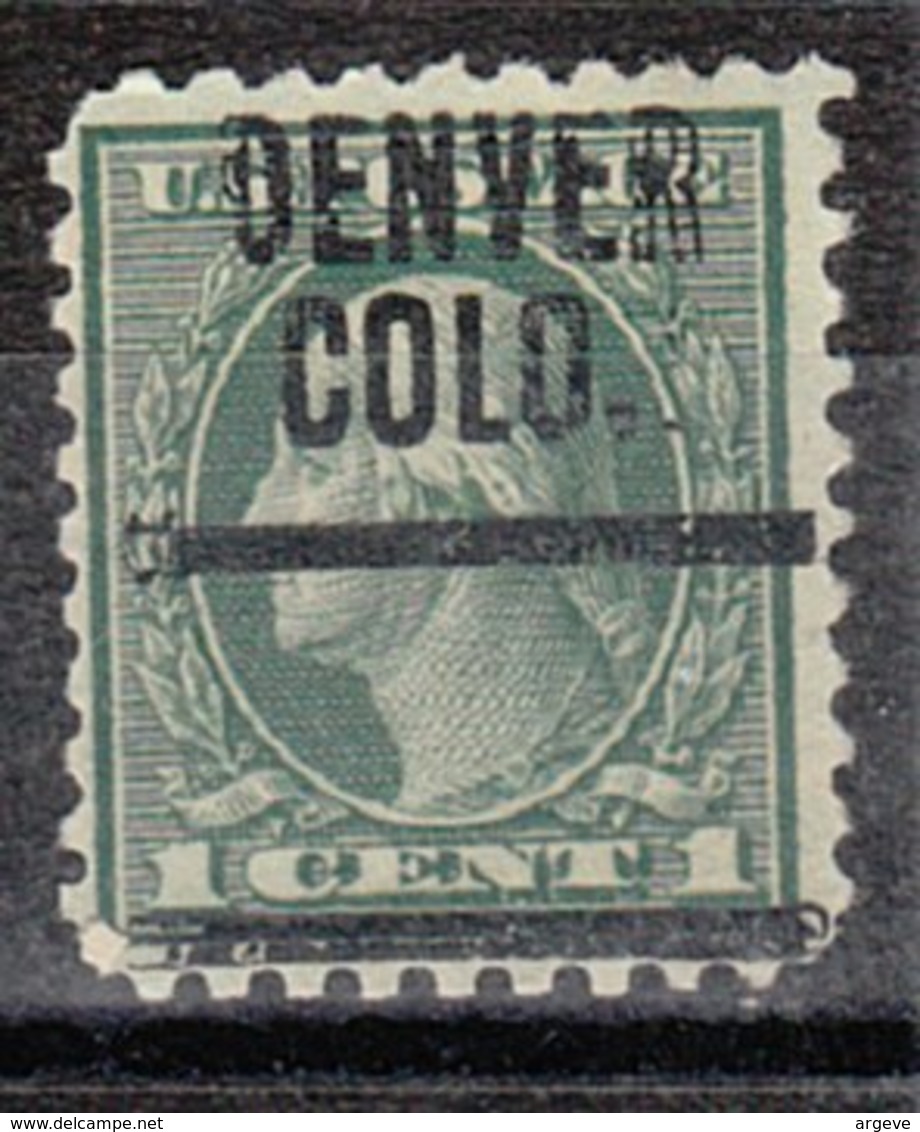 USA Precancel Vorausentwertung Preo, Locals Colorado, Denver 204, Perf-. 10x10 - Vorausentwertungen