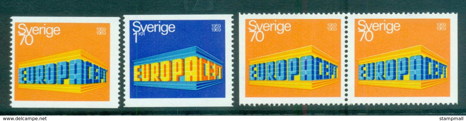 Sweden 1969 Europa, Europa Building MUH Lot65488 - Unused Stamps