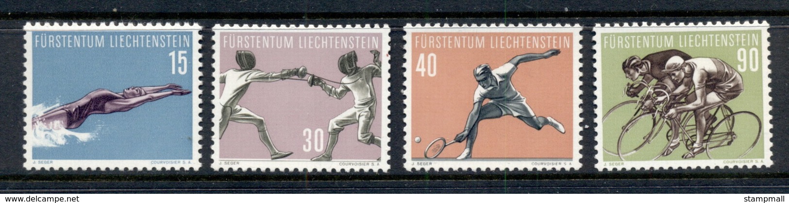 Liechtenstein 1958 Sports MUH - Unused Stamps