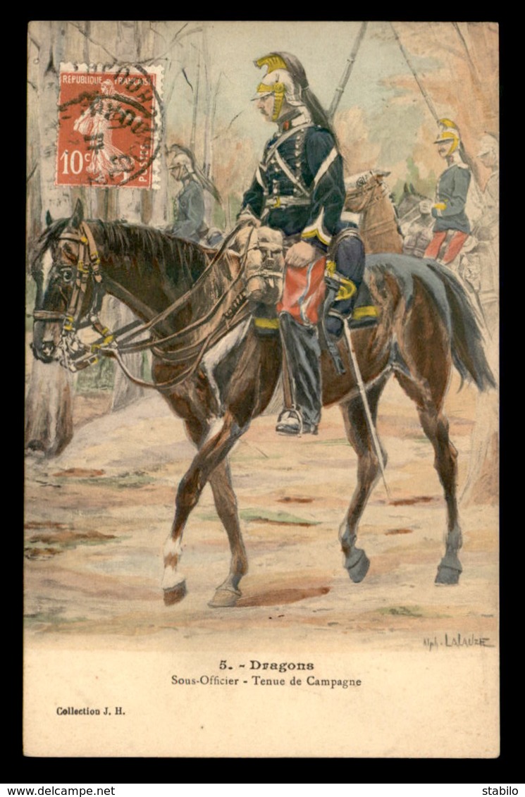 GUERRE 14/18 - ILLUSTRATEURS - DRAGON PAR ALPHONSE LALAUZE - War 1914-18