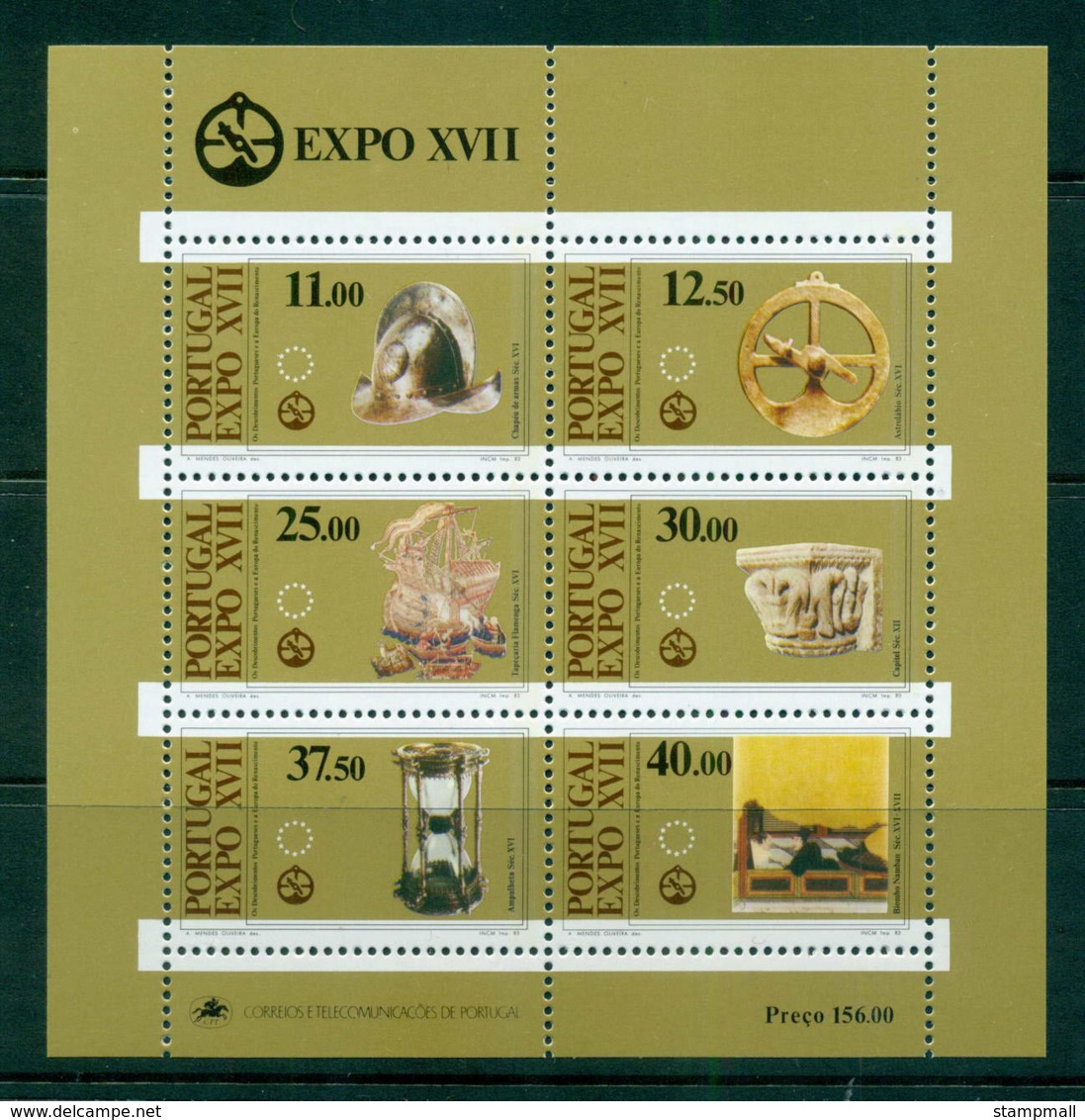 Portugal 1983 Arts & Sciences Exhibition MS MUH Lot57494 - Unused Stamps