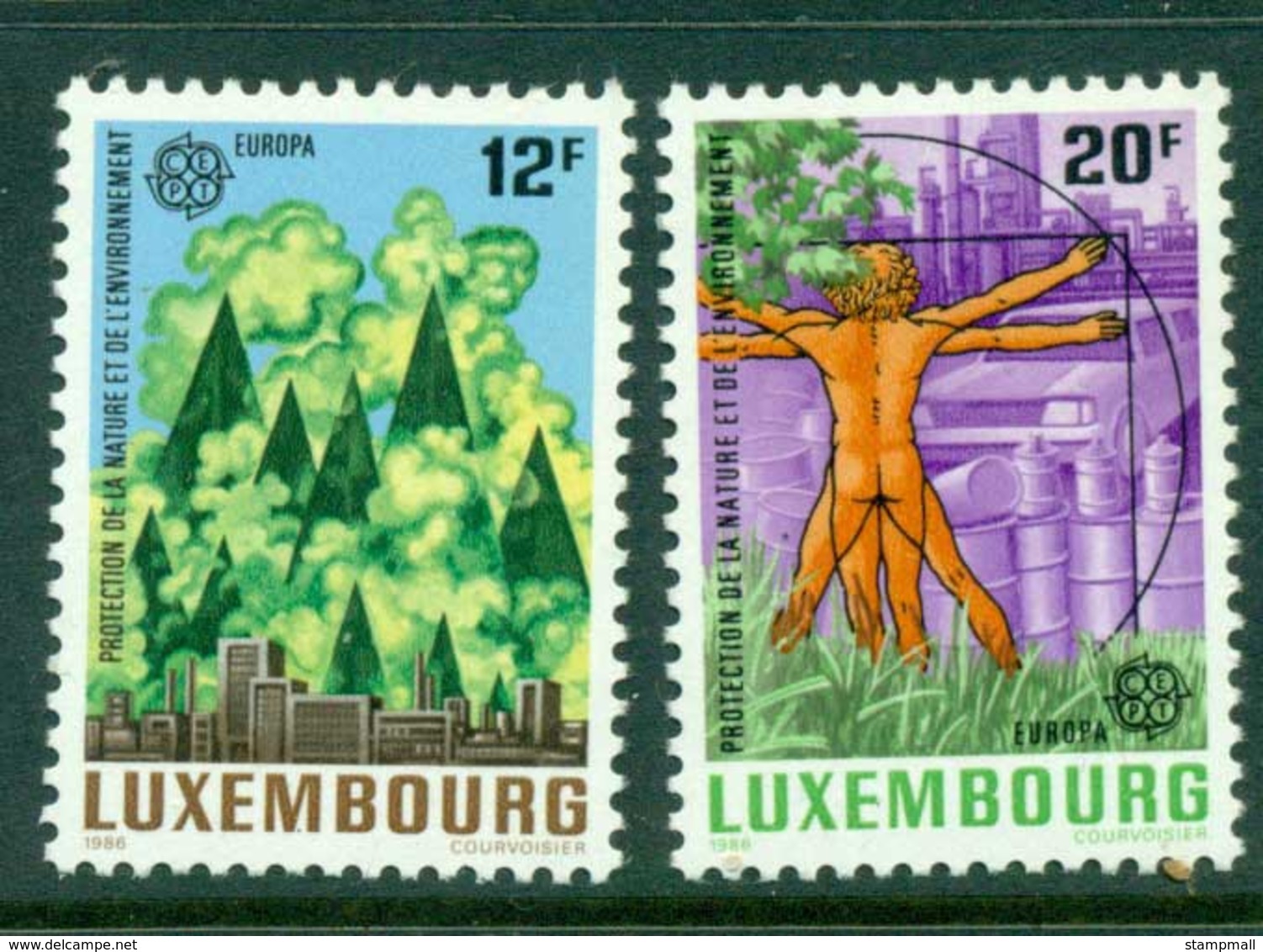 Luxembourg 1986 Europa MUH Lot15450 - Unused Stamps
