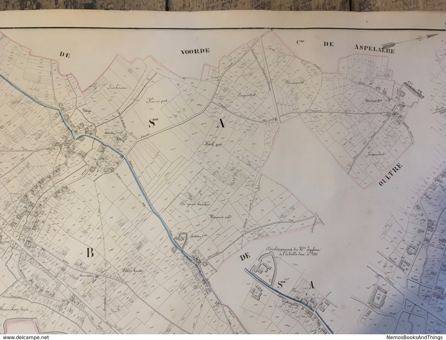 P.C. POPP - Plan APPELTERRE + Legger - Atlas cadastral arrondissement d'Audenarde Canton Ninove - Oudenaarde Kaart Map