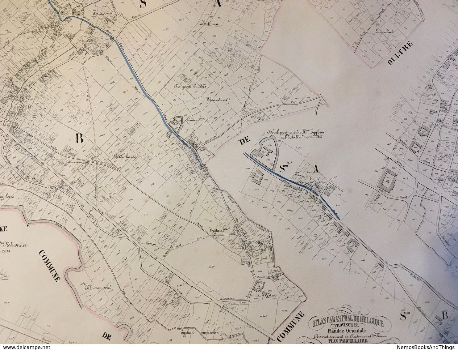 P.C. POPP - Plan APPELTERRE + Legger - Atlas cadastral arrondissement d'Audenarde Canton Ninove - Oudenaarde Kaart Map