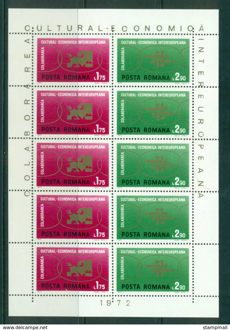 Romania 1972 IECEC Sheetlet MUH Lot57418 - Unused Stamps