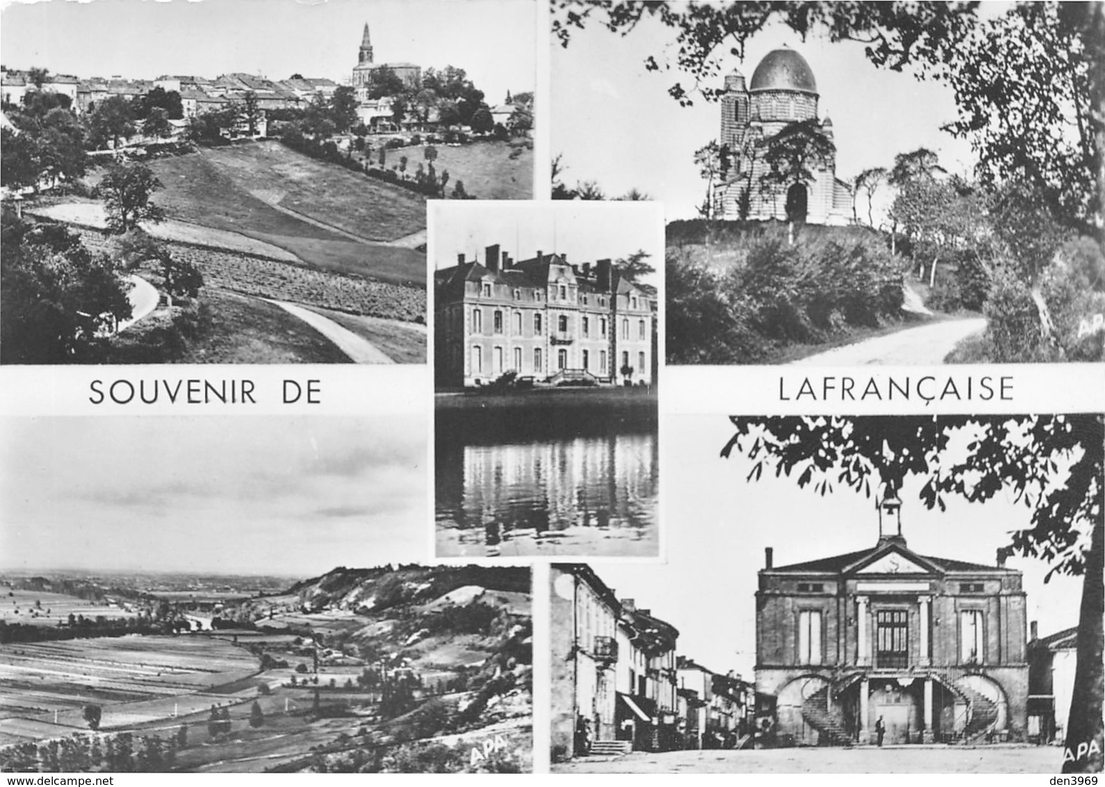 Lafrançaise - Vues Multiples - Eglise - Château - Mairie - Lafrancaise
