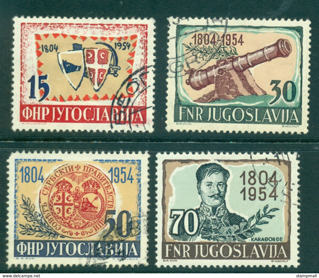 Yugoslavia 1954 Serbian Insurrection FU Lot40448 - Other & Unclassified