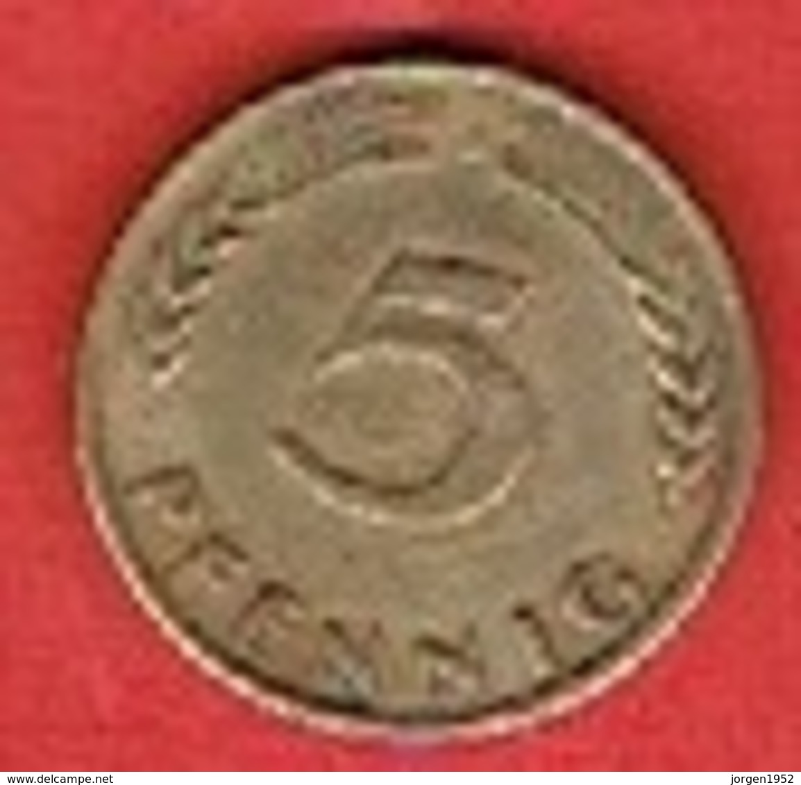 GERMANY  #   5 PFENNIG FROM 1949 - 5 Pfennig