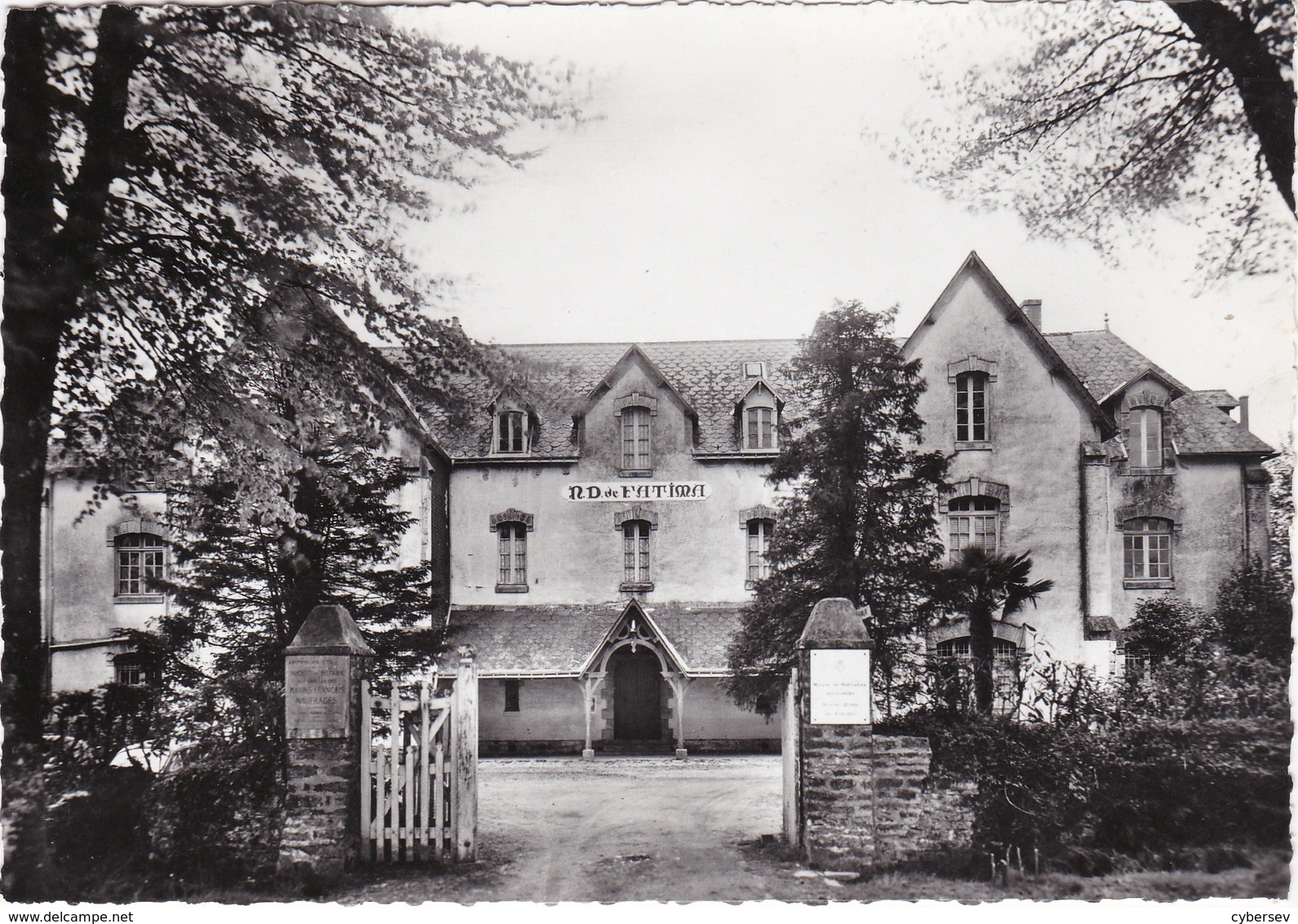 BIEUZY-LANVAUX - Maison De Retraites Spirituelles N.D. De Fatima - Entrée Principale - CPSM GF Très Bon état - Lanester