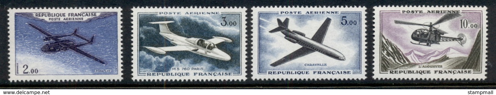 France 1960 Air Mail Planes MUH - Other & Unclassified