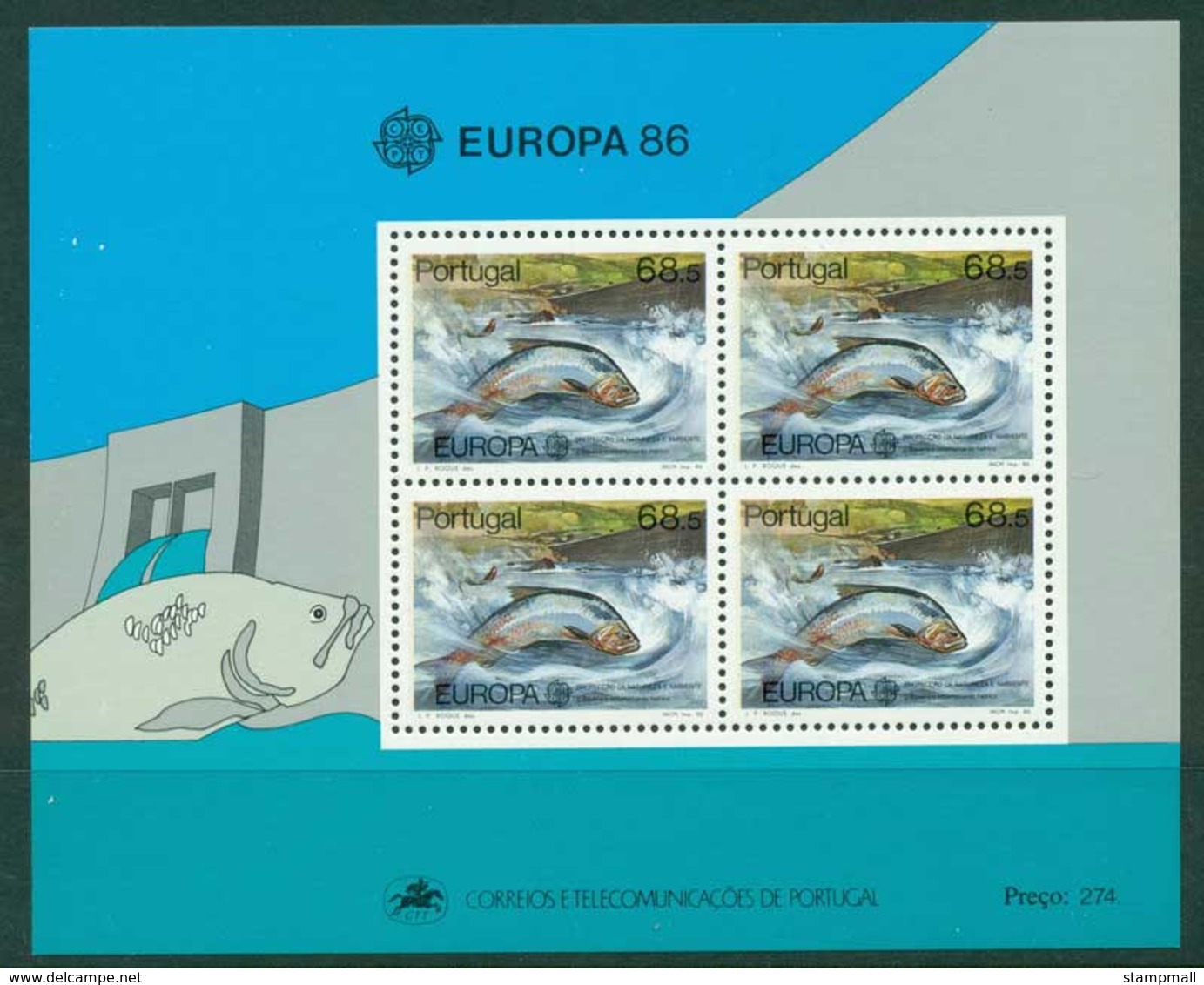 Portugal 1986 Europa MS MUH Lot16158 - Unused Stamps