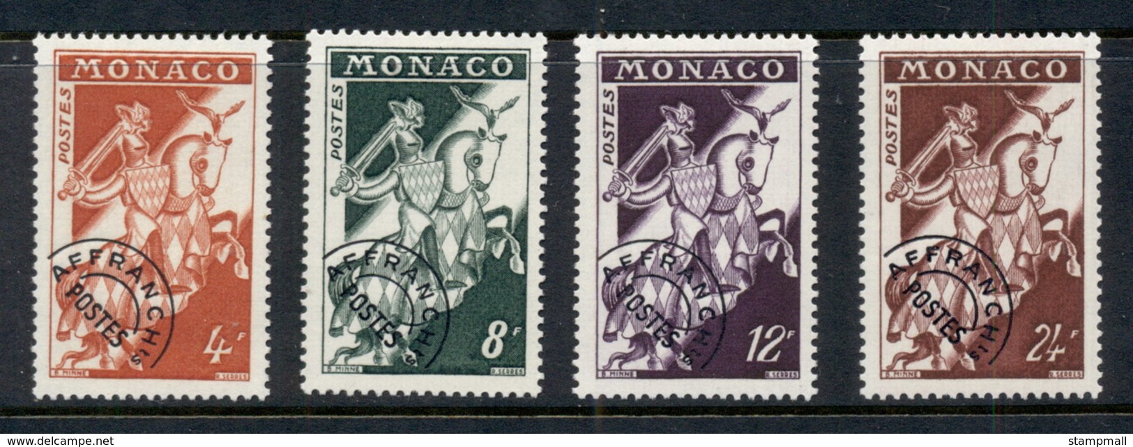 Monaco 1954 Knight In Armour Precancel MUH - Other & Unclassified