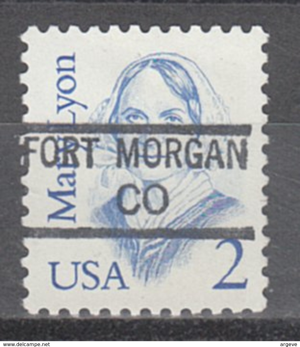 USA Precancel Vorausentwertung Preo, Locals Colorado, Fort Morgan 840,5 - Vorausentwertungen