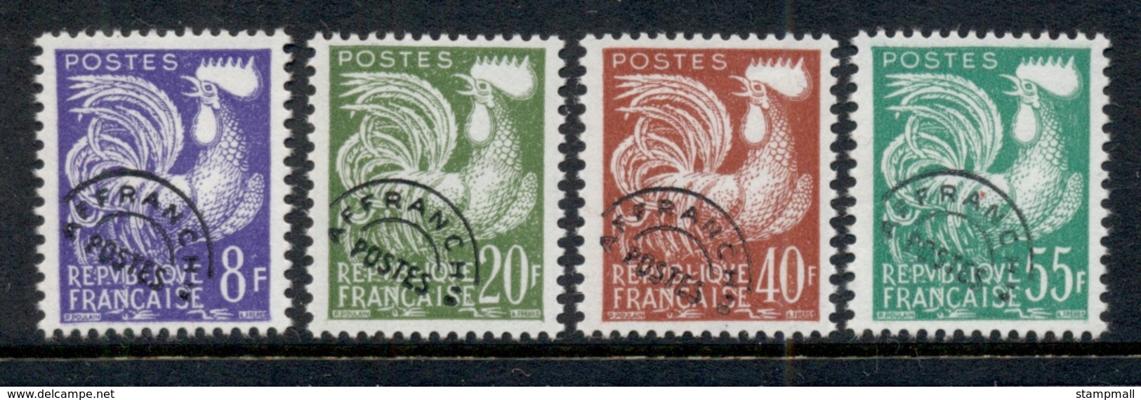 France 1959 Gallic Cock Precancels MUH - Other & Unclassified