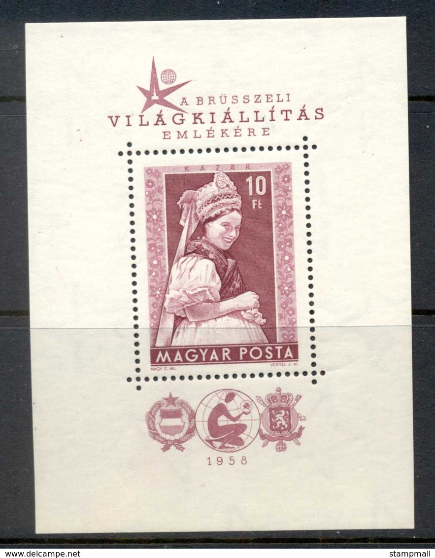 Hungary 1958 Kazar Costume MS MUH - Used Stamps