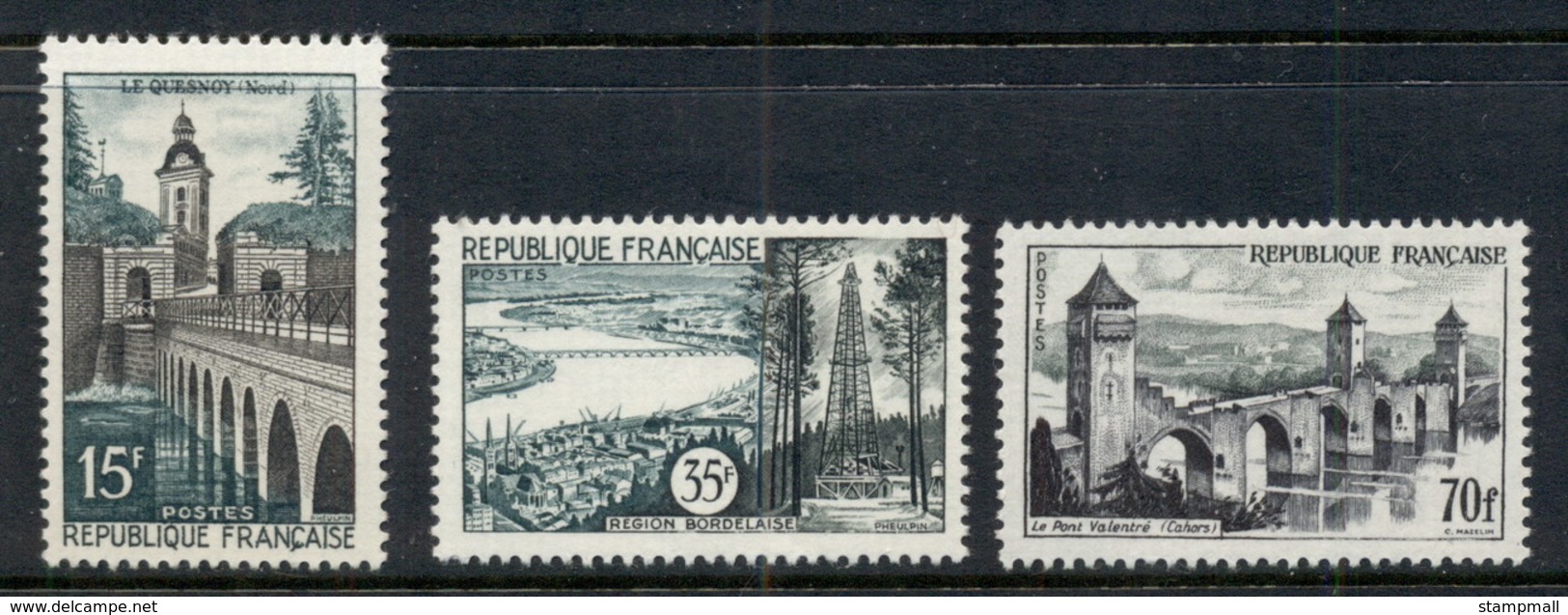 France 1957 Scenic Views MUH - Other & Unclassified
