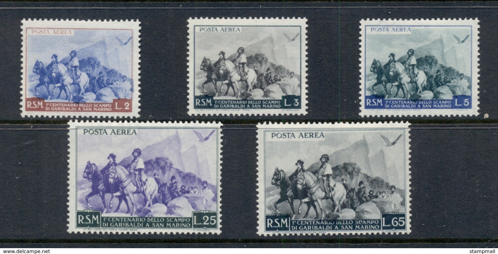 San Marino 1949 Garibaldi MLH - Unused Stamps