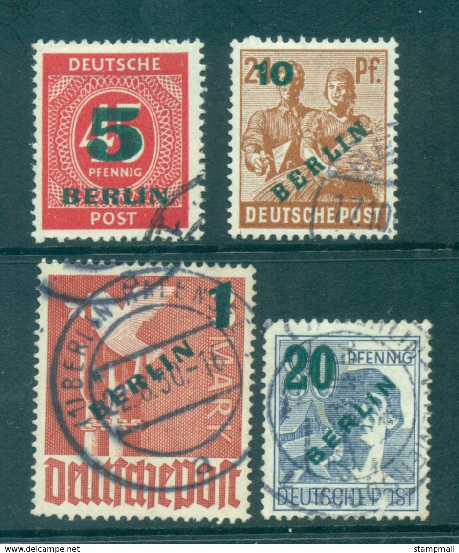 Germany Berlin 1949 Green BERLIN Opts FU Lot70373 - Other & Unclassified