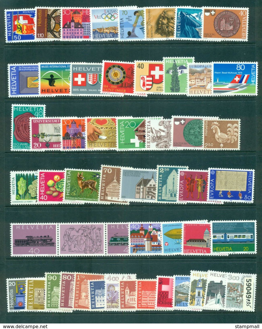 Switzerland 1980's Swiss Regions Through Stamps, Ex PO Pk MUH Lot59049 - Neufs