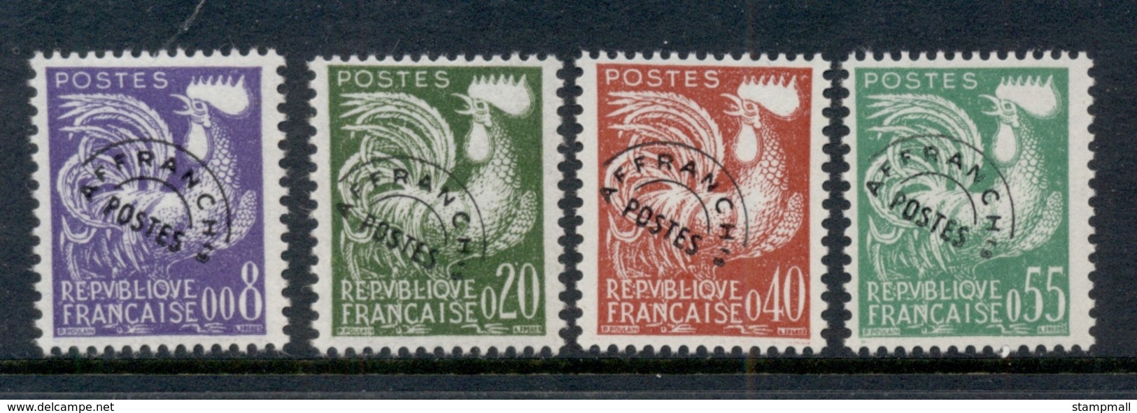 France 1960 Gallic Cock Precancels MUH - Other & Unclassified