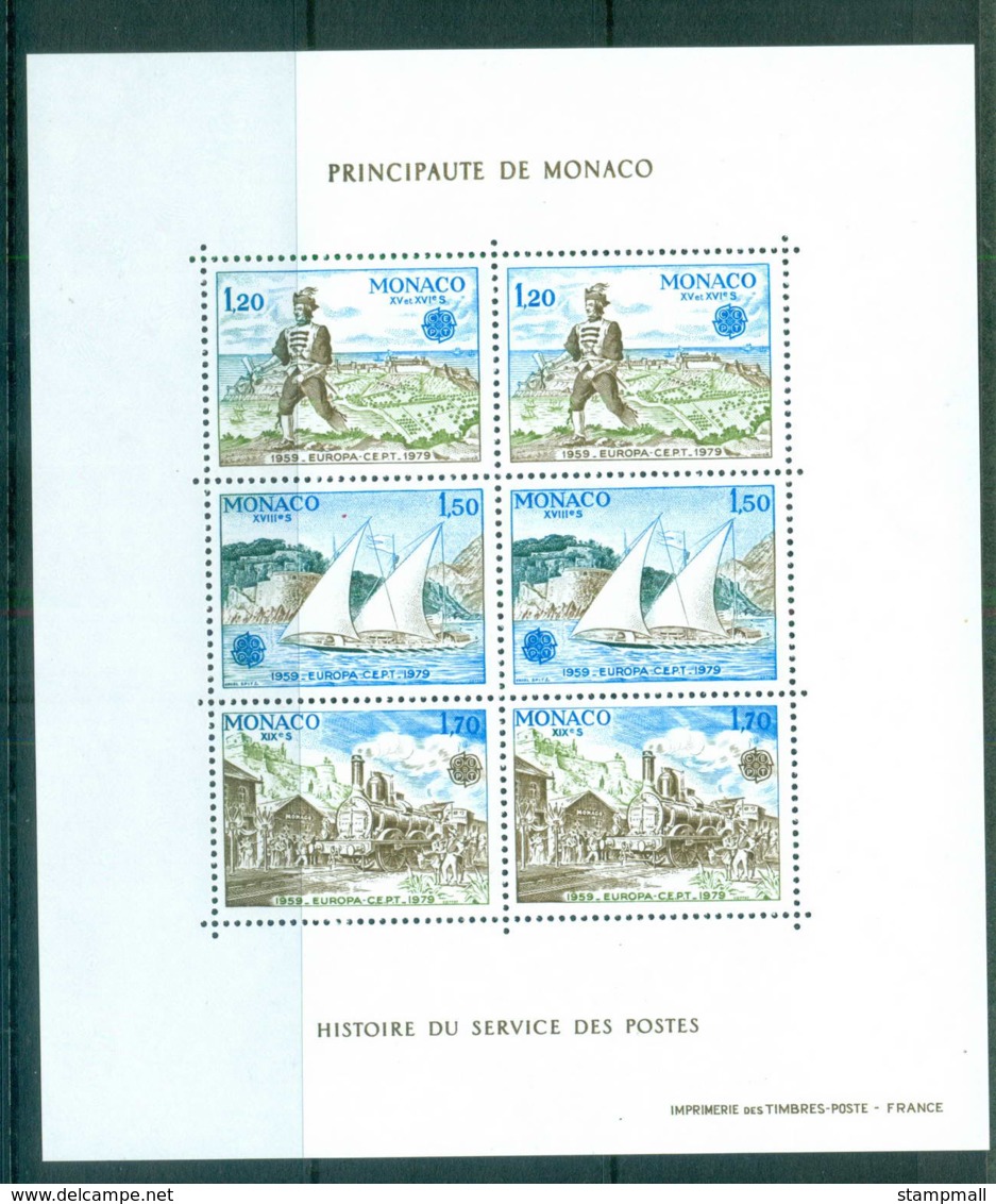Monaco 1979 Europa, CommunicationsMS MUH Lot65735 - Other & Unclassified