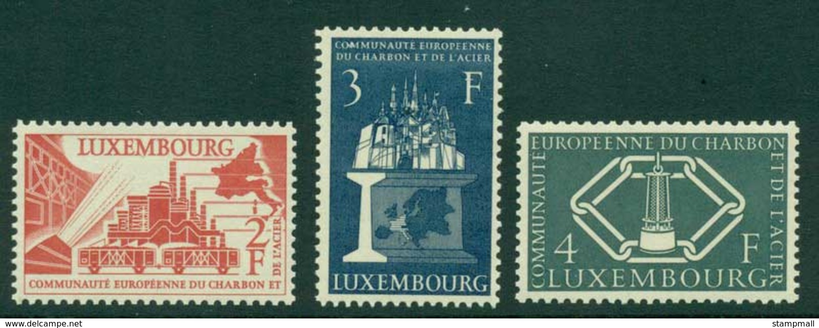 Luxembourg 1956 Coal & Steel MUH Lot15419 - Unused Stamps