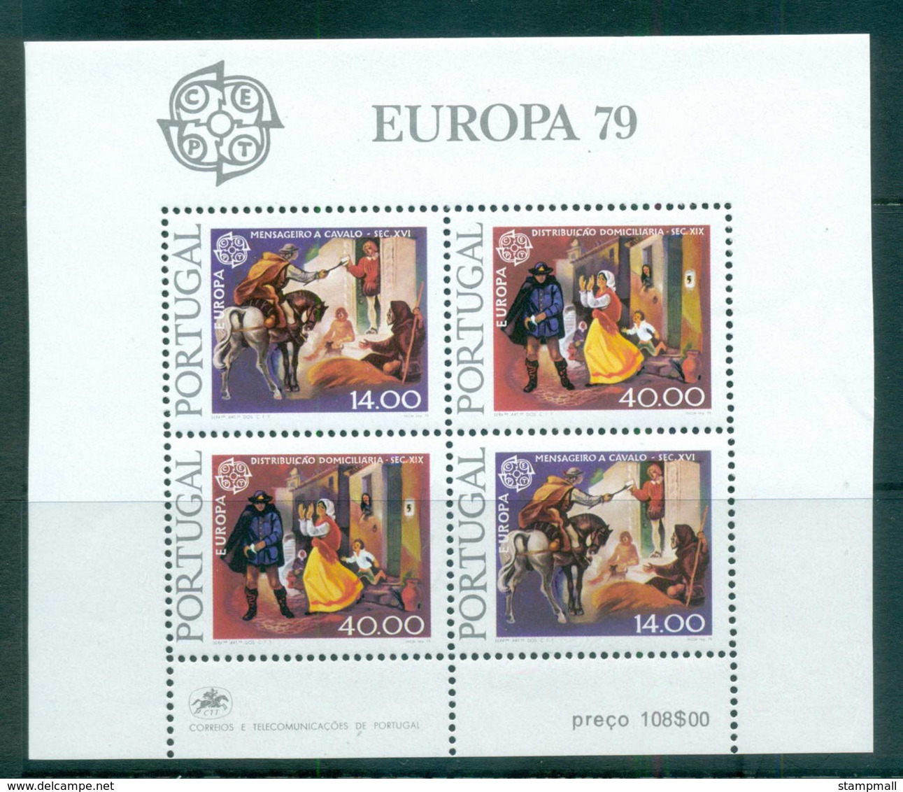 Portugal 1979 Europa, Communications MS MUH Lot65738 - Unused Stamps